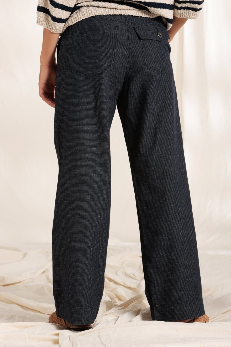 Pantalon pont en coton/lin - Mat de Misaine