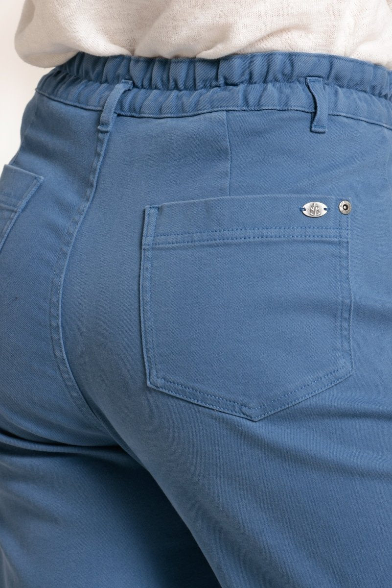 Pantalon taille élastiquée en denim - Mat de Misaine