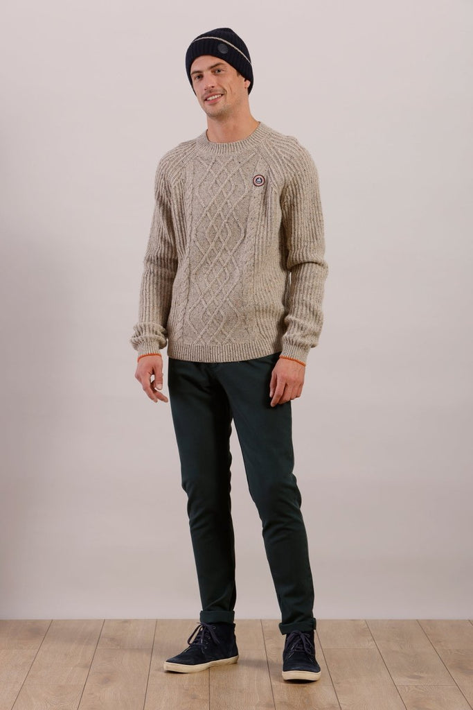 Pull col rond irlandais - Mat de Misaine