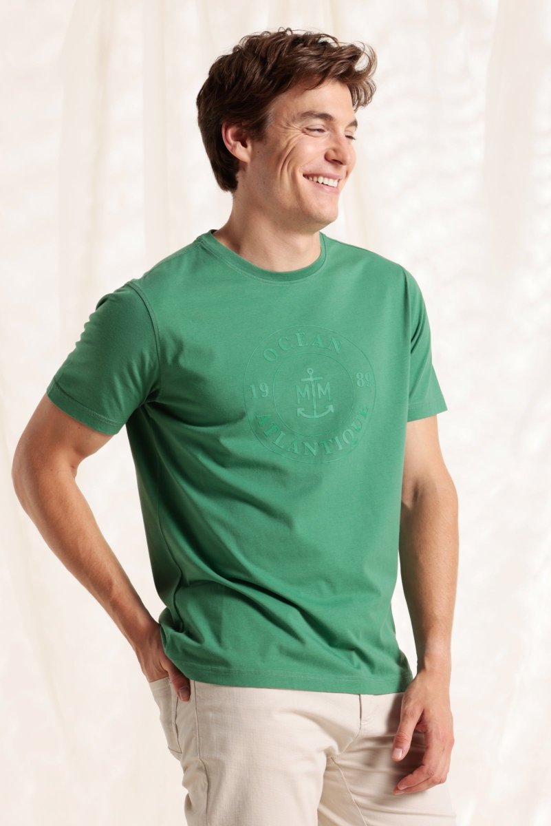 Tshirt avec logo imprimé en coton bio - Mat de Misaine