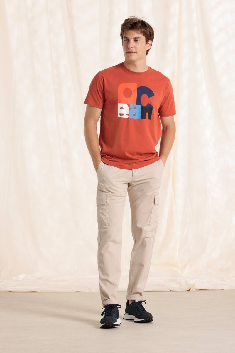 Tshirt imprimé en coton bio - Mat de Misaine